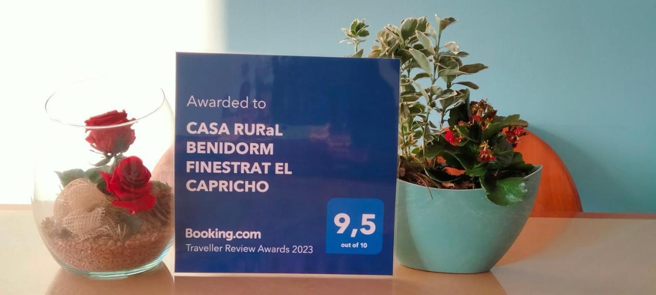 Casa Rural Benidorm Finestrat El Capricho Exterior foto